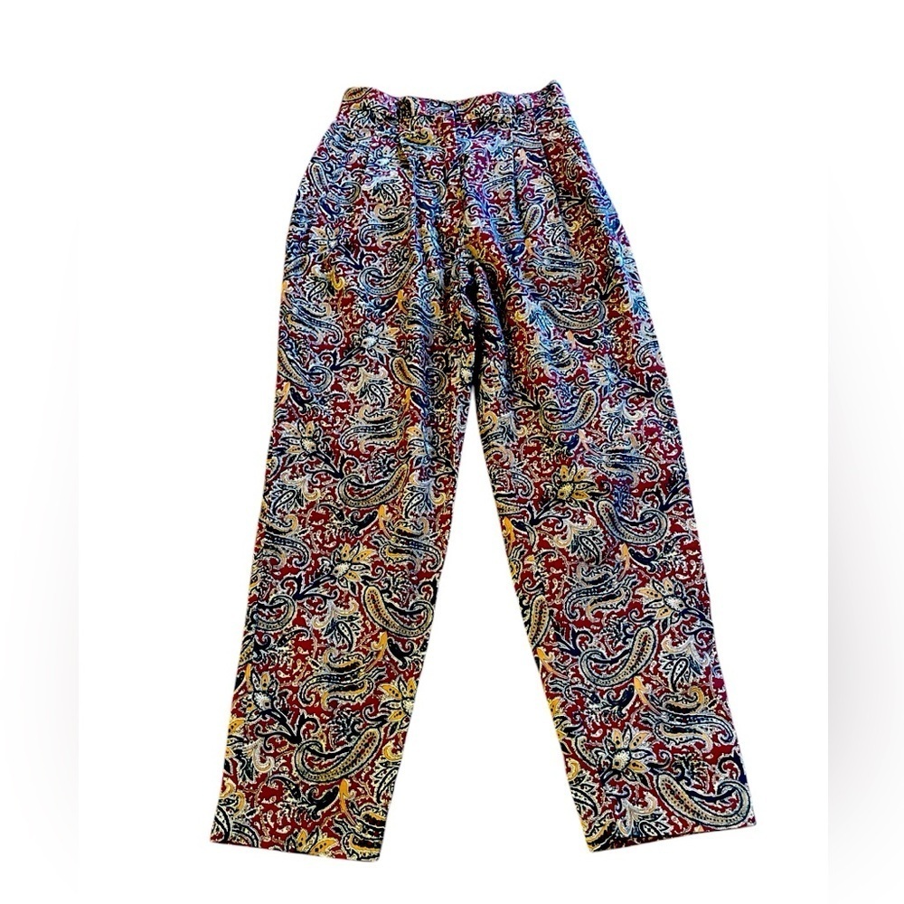 Talbots Red and Blue Jeans with Relaxed Fit